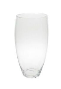 STAKLENA VAZA LILY 35 OVALNA CLEAR