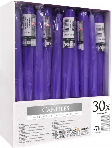 SVIJEĆA KONUS 245-30PCK LAVANDA LILA - Slika 2