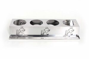 STALAK INOX 4 KOŠARICE GRAVIRANI DECOR