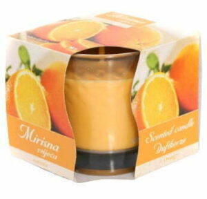 MIRISNA SVIJEĆA RPZIP NARANČA STAKLENKA