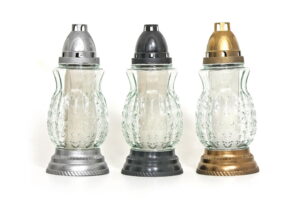 PAXLAURA STAKLENI VIT MINROSE LAMPION