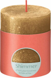 SVIJEĆA RUSTIC ZLATNA SHIMMER BIS 8068