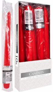 SVIJEĆA KONUS 245-10PCK CRVENA