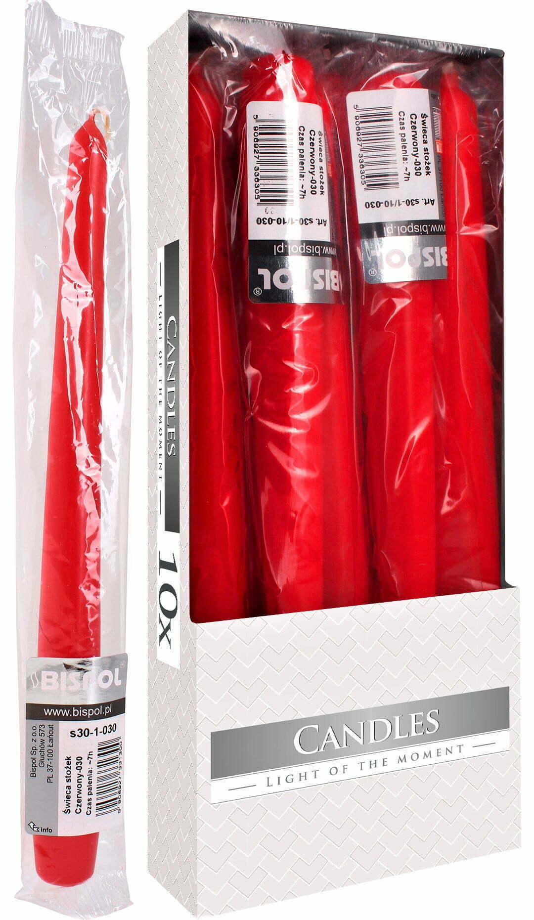 SVIJEĆA KONUS 245-10PCK CRVENA