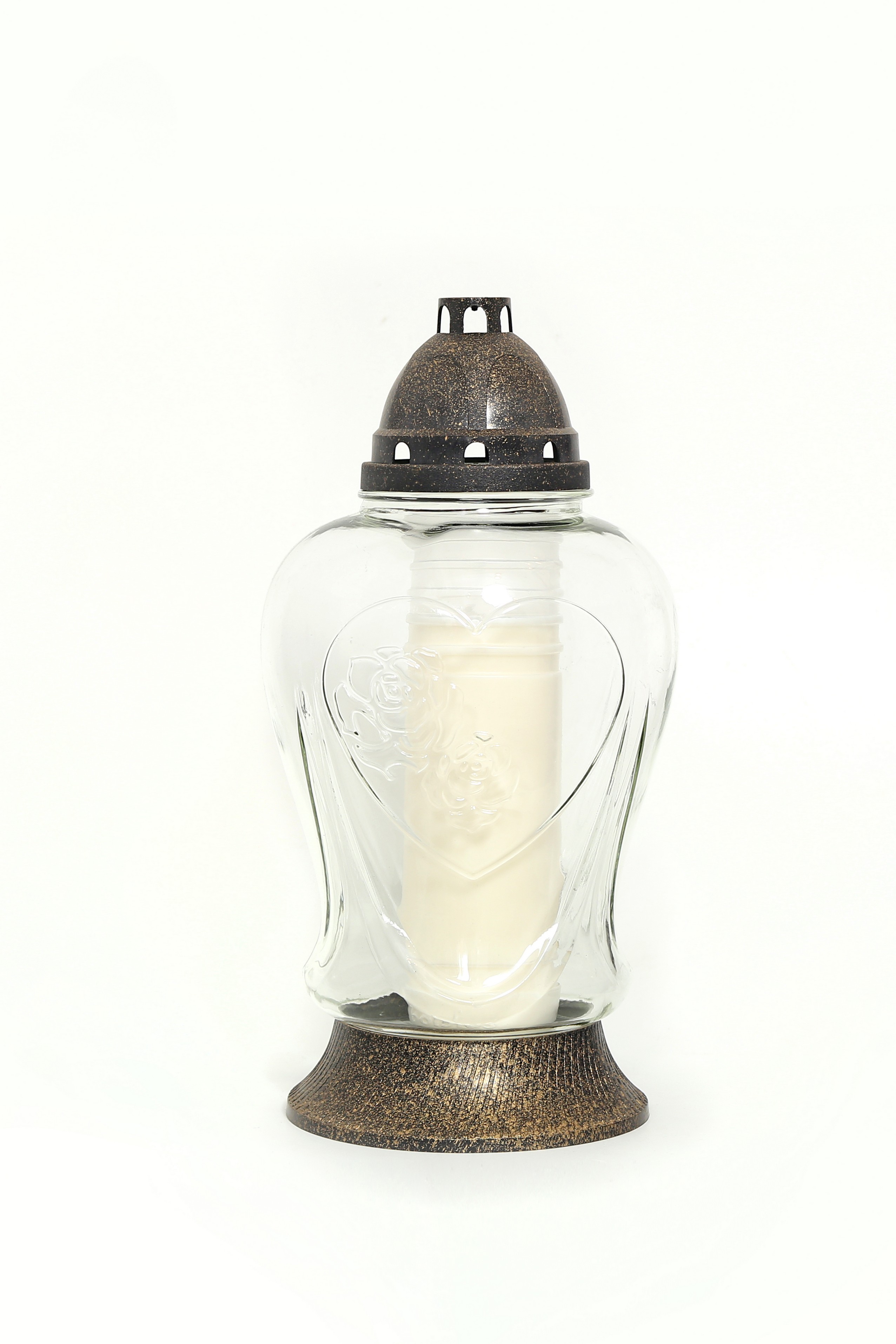 PAXLAURA SRCE ROSE MAXI STAKLENI LAMPION - Slika 2