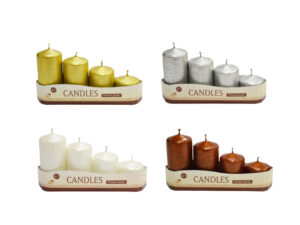 SVIJEĆA KAS 50110 MPZ SET 4/1 CRVENE NIJ